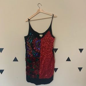 Moving sale! Vintage Sequin Party Dress S